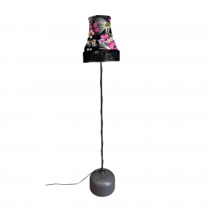 Lampe sur pied – Abat-jour tropical