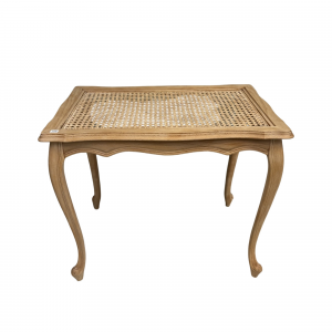 Table basse cannage